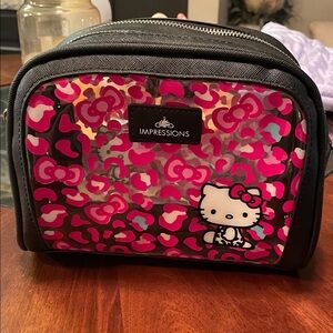 Impressions Pink and Black Hello Kitty Bag